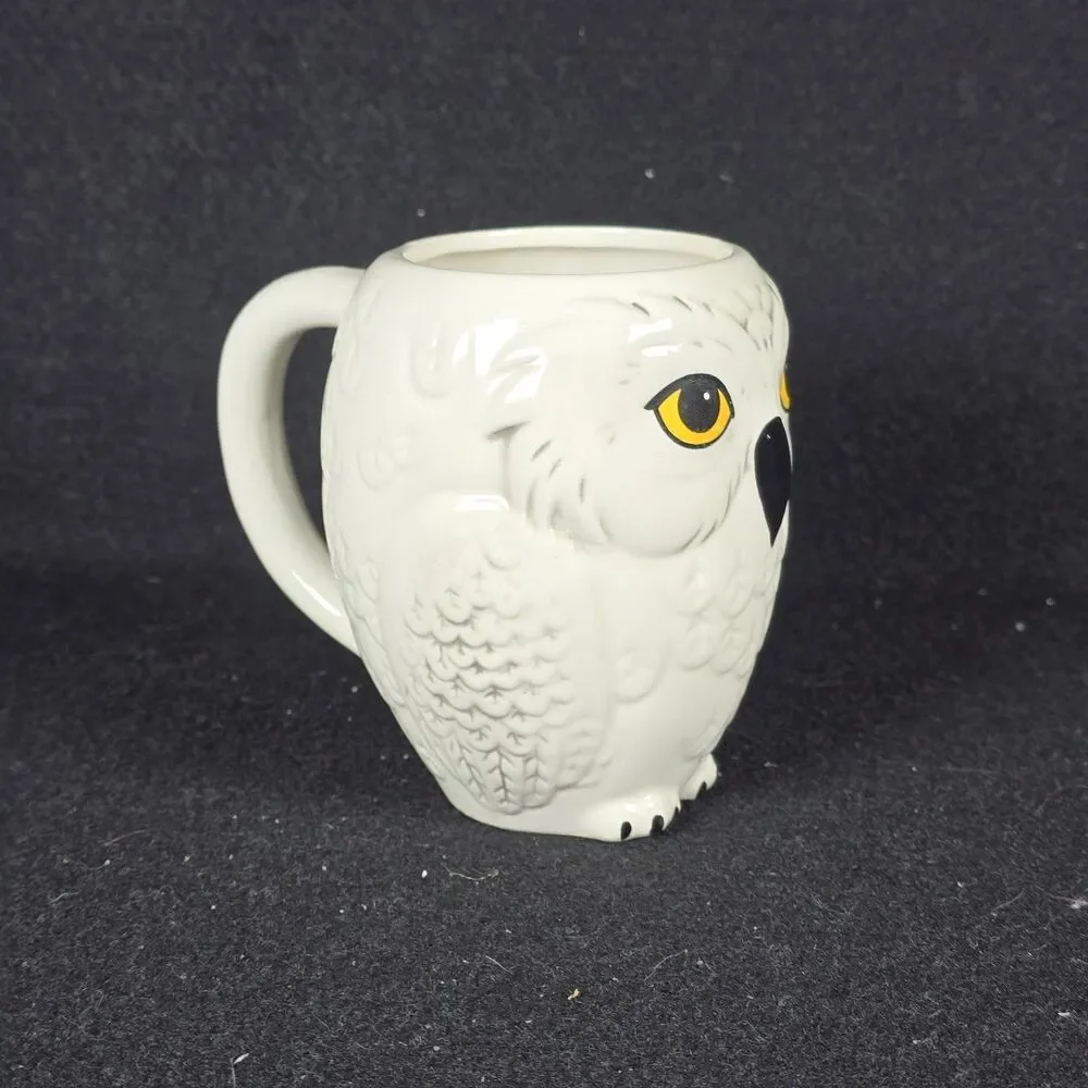 Harry Potter Hedwig Owl Mug Coffee Cup 3D Ceramic Warner Bros. 12 OZ READ